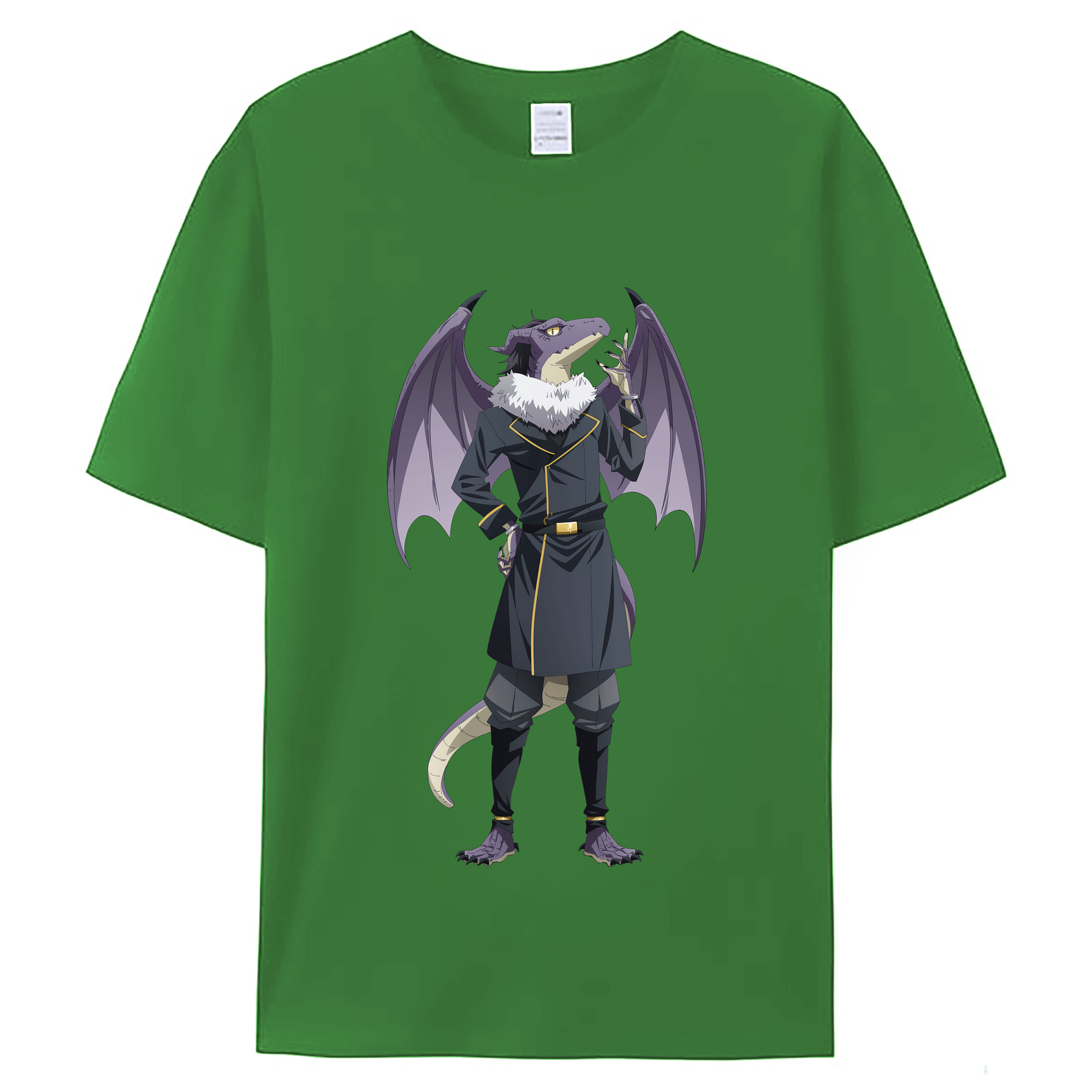 （画像用） 転スラ Regarding Reincarnated to Slime レディースカジュアルプリントTシャツ（綿100％）